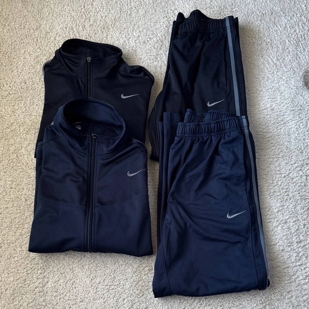 Nike Dark Blue Tracksuit Ensemble - Picture 1 of 1